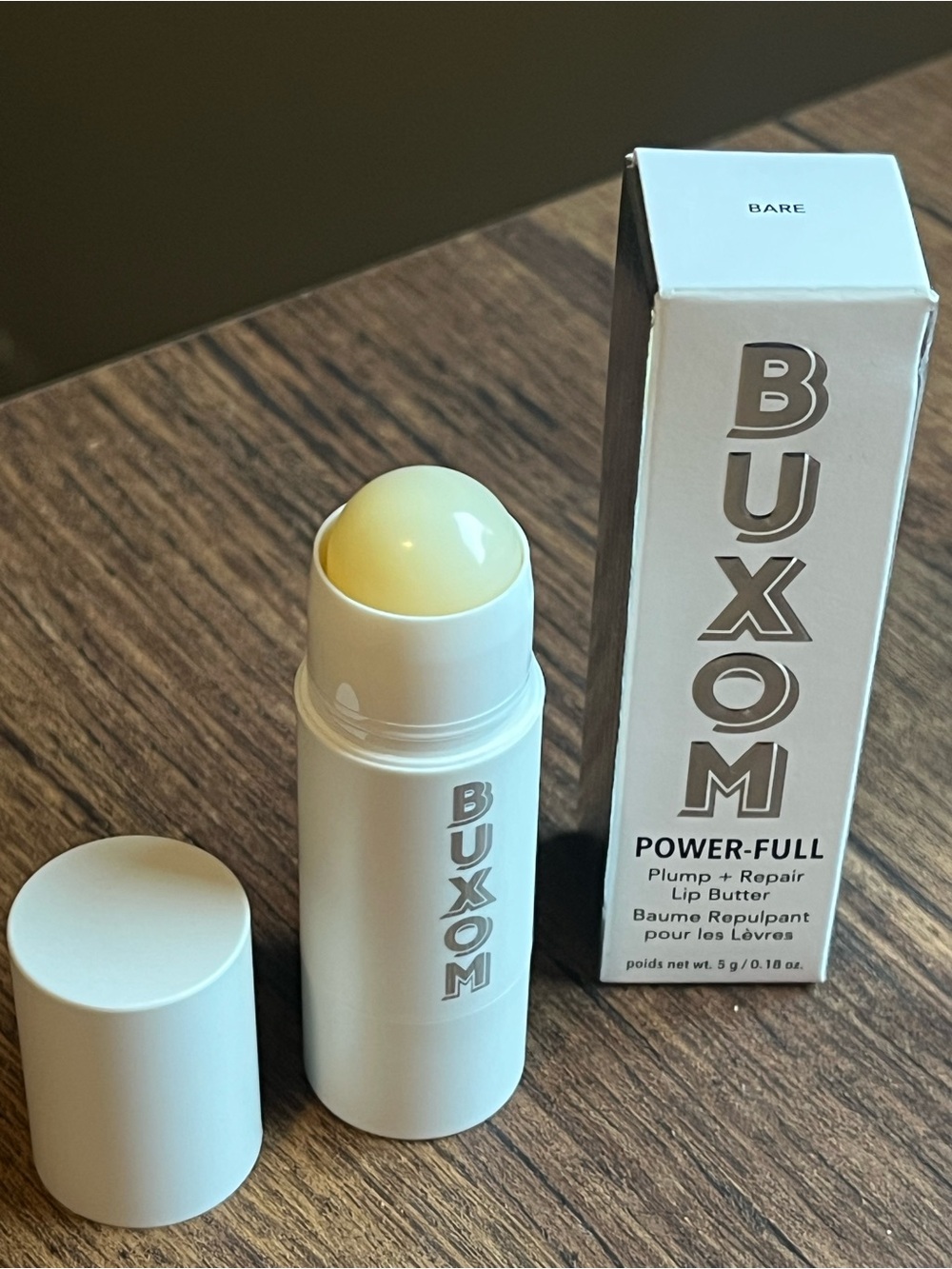 Buxom Power-Full Plump + Repair Lip Butter - Bare